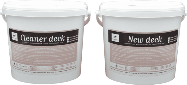 Nettoyant Dégriseur pour terrasse bois - Kit Cleaner Deck & New Deck
