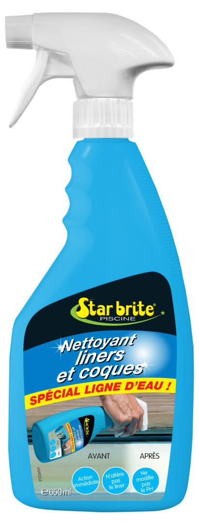 NETTOYANT LIGNE DEAU PISCINE 650 ml - Nettoyant ligne d'eau piscine, liner et coque - STARBRITE - 650 ml