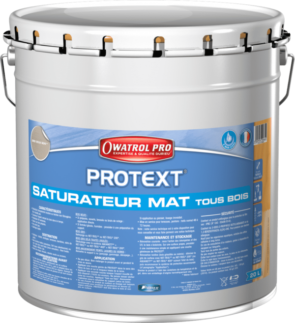 PROTEXT Vieux bois 20 L - Protext Saturateur protecteur bois - OWATROL