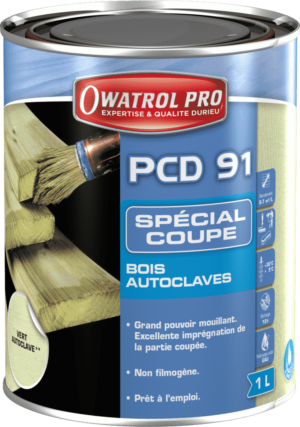 Traitement des coupes teintées brun - OWATROL - PCD91