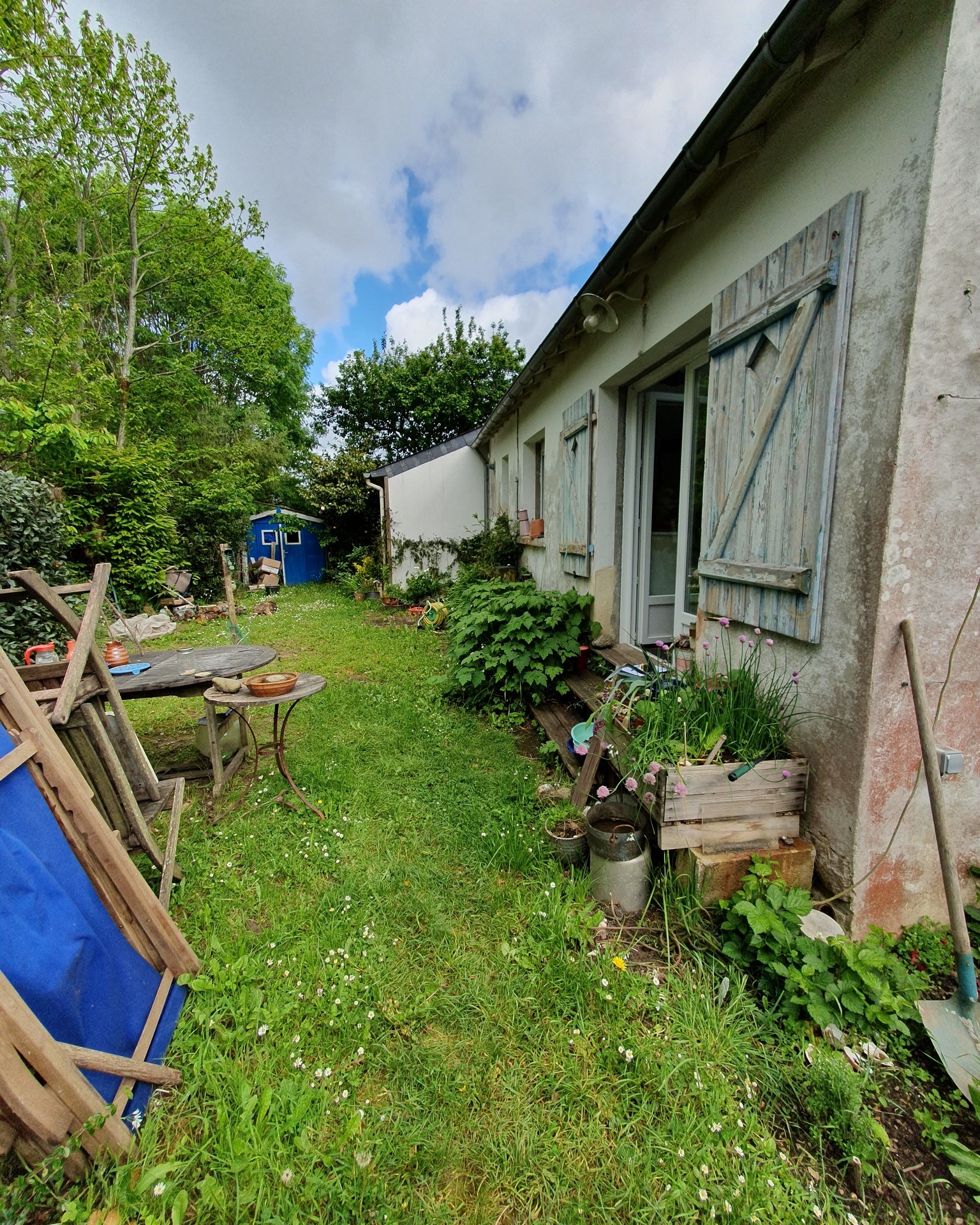 Avant/après 
 Réalisation d’une terrasse avec esca…