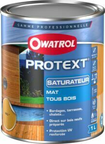Lot de 6 - Protext Saturateur protecteur bois Miel – OWATROL