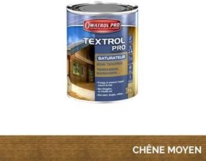 Lot de 6 - Saturateur 1L bois teinté chêne moyen –  Textrol Pro