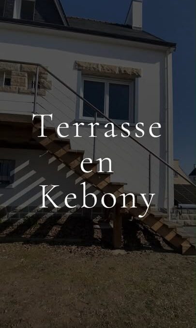 Découvrez cette splendide terrasse en hauteur réalisée en Kebony, une…