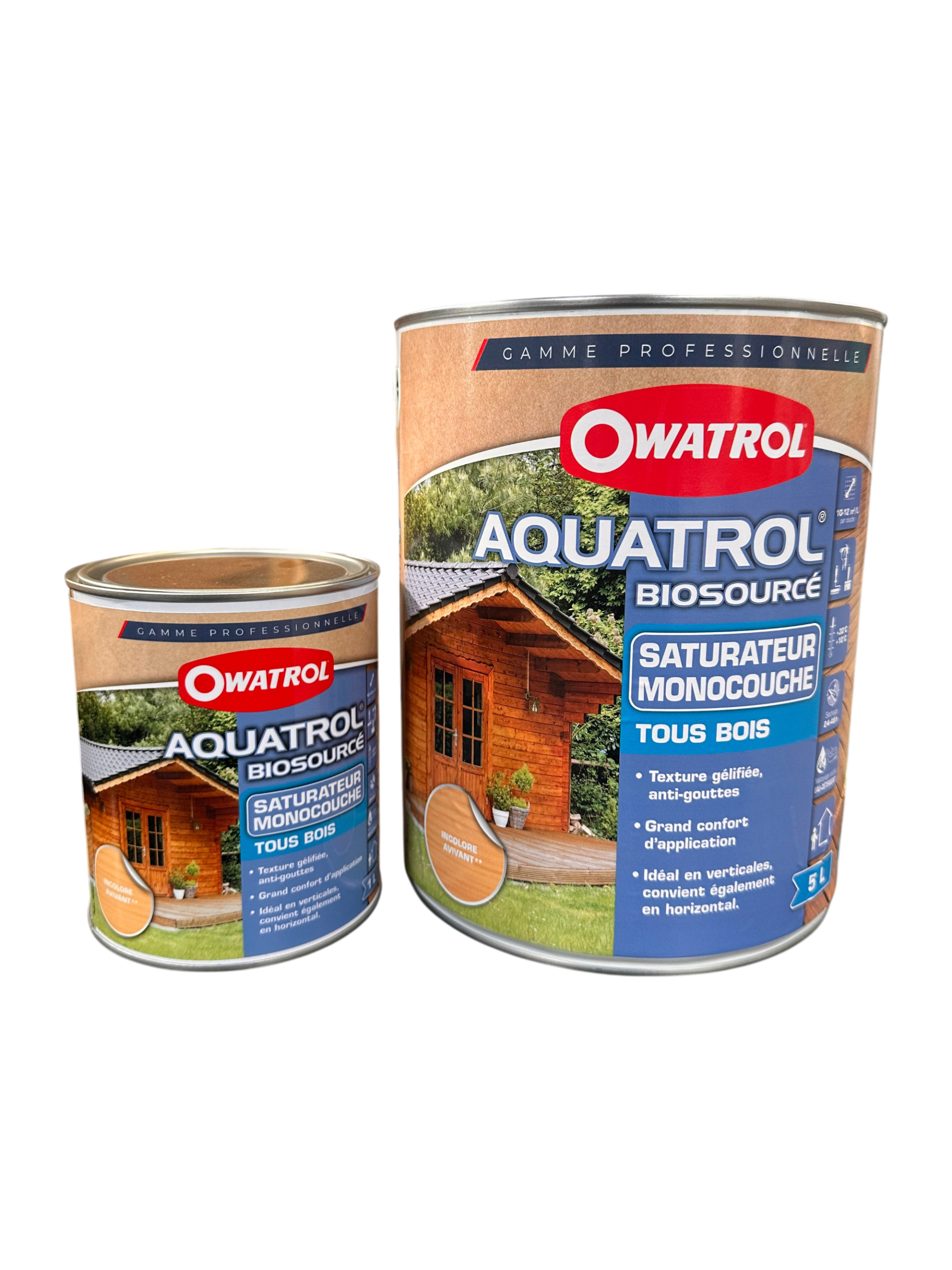 AQUATROL - Saturateur incolore gélifié bois anciens et poreux - OWATROL